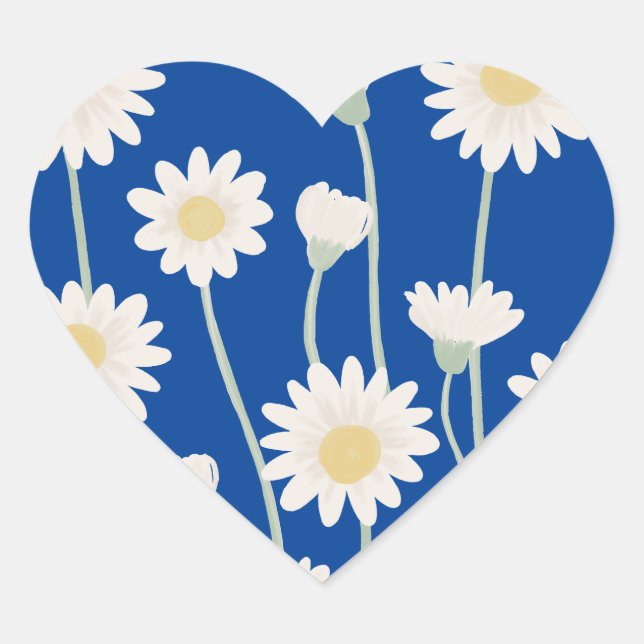 Daisy-Daisy, jolie marguerite blanche, Sticker de  (Devant)