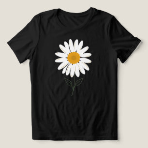 Daisy Damen Minimalistisches Grafik T-Shirt Tri-Blend Shirt