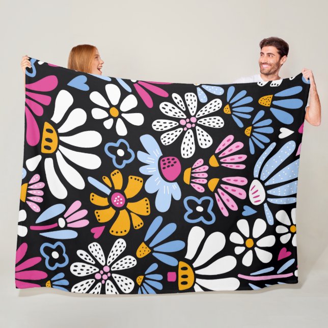 Daisy Dancing 60x80 Couverture polaire (En situation)