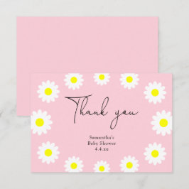 Daisy - Danke, Baby Dusche Dankeskarte