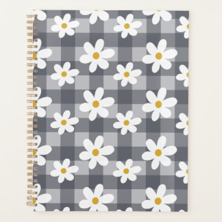 Daisy Days Planner - Black Gingham Planer
