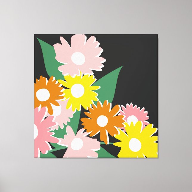 Daisy Delight Leinwanddruck (Vorderseite)