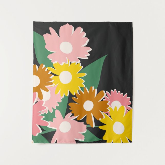 Daisy Delight Wandteppich (Vorderseite)