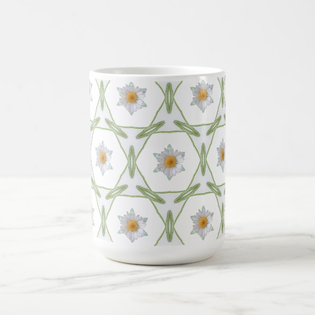Daisy Design - Geometric Daisy Design Cup Kaffeetasse (Mittel)