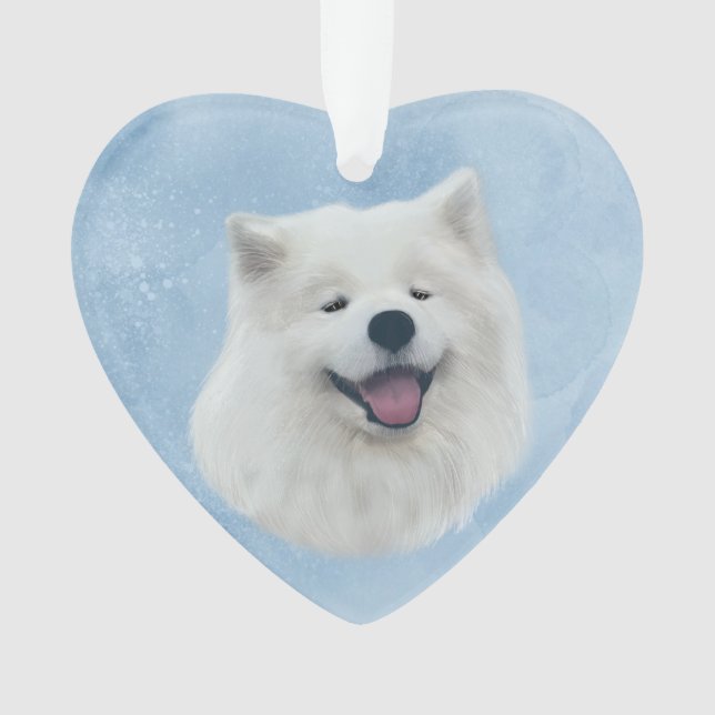 Daisy die samoyed ornament (Vorderseite)