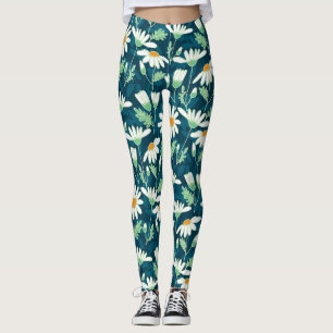 Daisy Ditsy Chamomile Romantische Print Leggings