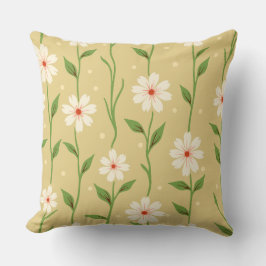 Daisy Dot Vineland Gold Pillow Kissen