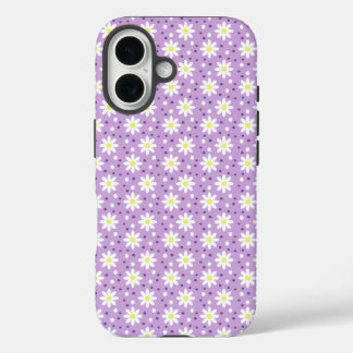 daisy dots lilac iPhone 16 hülle