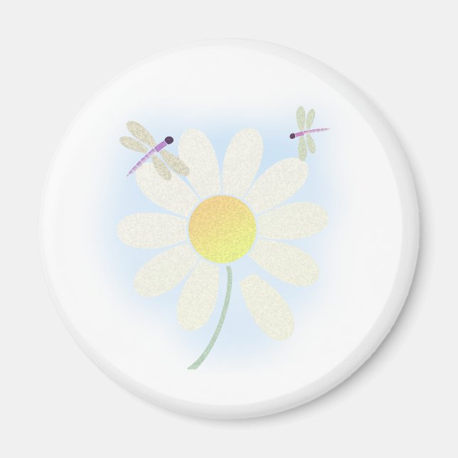 Daisy Dragonflies Magnet (Vorne)