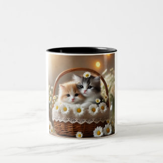 Daisy Dream Cats : Une Mug En Céramique À Deux Ton