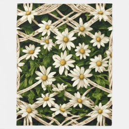 Daisy Dream Fleece Blanket - Large