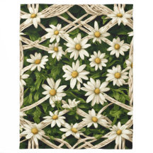 Daisy Dream Fleece-Decke - Groß