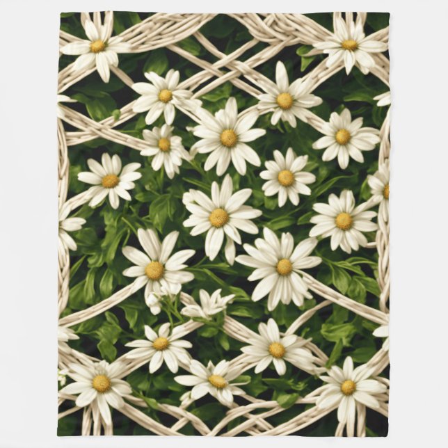 Daisy Dream Fleece-Decke - Groß Fleecedecke (Vorderseite)