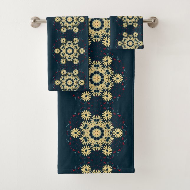 Daisy Dreams Mandala  Badhandtuch Set (Insitu)