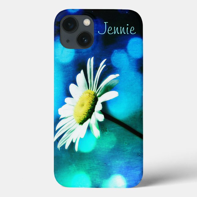 Daisy en coque ipad Turquoise *Personnaliser* (Verso)