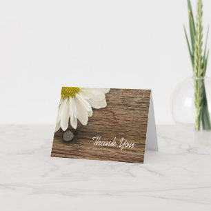 Daisy et Barn Wood Mariage Bridesmaid Merci