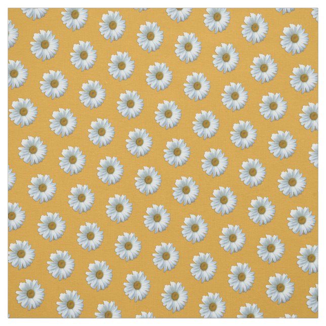 Daisy Fabric Lila Daisy Fabric Cotton oder Poly Stoff (Muster)
