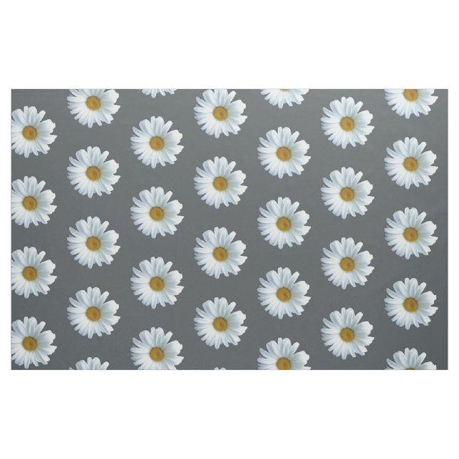 Daisy Fabric Yellow Daisy Stoff Baumwolle oder Pol (Fat Quarter (45,7 x 55,9 cm))