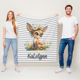 Daisy Fawn Snuggle Fleecedecke