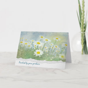 Daisy Field Dankykarte Karte