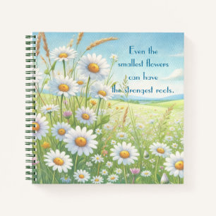 Daisy Field & Quote Notizbuch