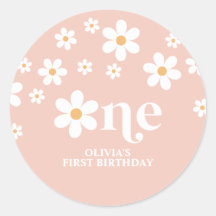 Daisy floral 1. Geburtstag
