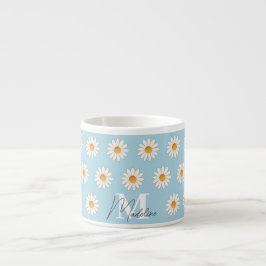Daisy Floral Espresso Tasse - Niedlicher Mini-Kaff