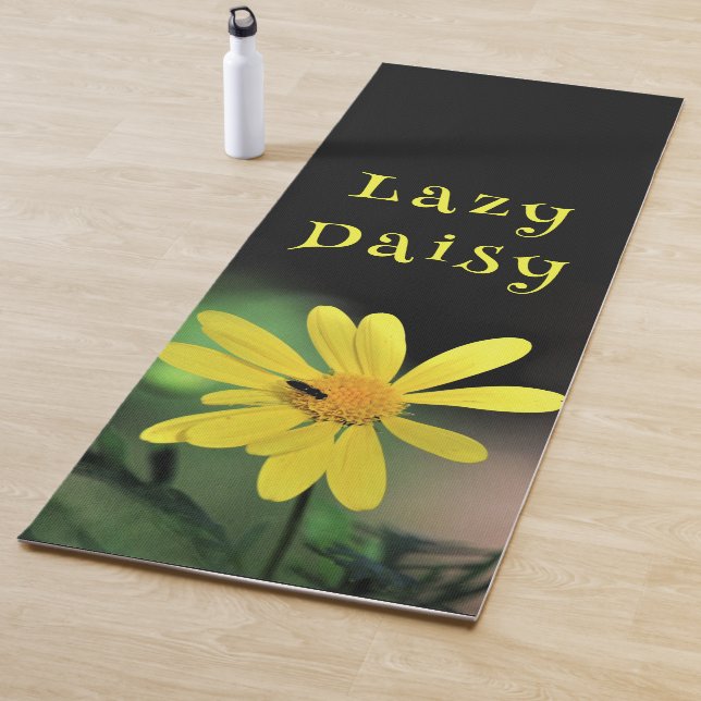 Daisy Floral Quote Yoga Mat Yogamatte (Beispiel)
