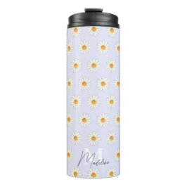 Daisy Floral Thermal Tumbler - Ästhetisch isoliert Thermosbecher