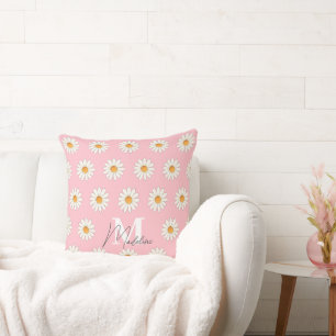 Daisy Floral Throw Kissen - Gemütliche Wohngestalt