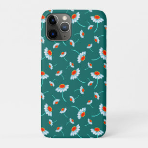 Daisy Flowers Pattern-Jade Green Case-Mate iPhone Hülle