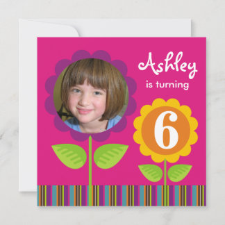 Daisy Foto Card Party Einladung