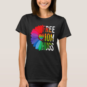 Daisy Free Mama Hugs Rainbow Lgbtq Pride Mon T-Shirt