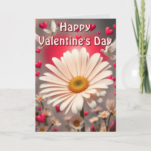 Daisy-Freundschaft und Wertschätzung zum Valentins Feiertagskarte