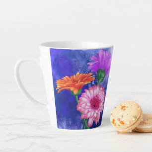 Daisy Gerbera Latte Mug