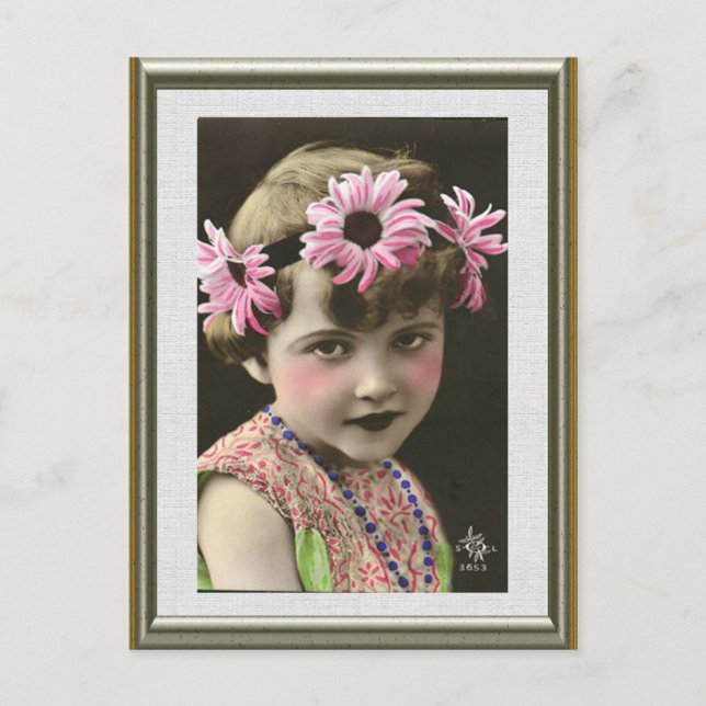 Daisy Girl Postkarte (Vorderseite)
