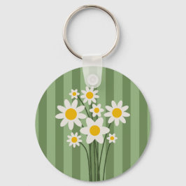 DAISY GREEN - Botanische Schlüsselring-Liebe Sie l Schlüsselanhänger