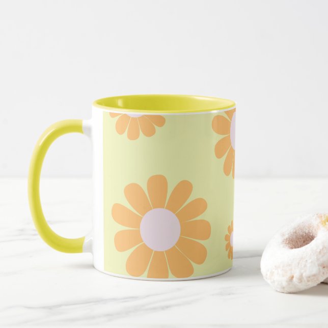 Daisy Green Orange Tasse (Mit Donut)