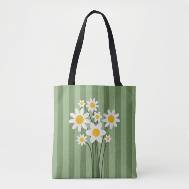 DAISY GREEN - Streifen & Täschchen Tasche (Vorderseite)