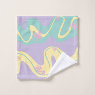 Daisy Groove Pastel Rose, Jaune, Violet & Vert