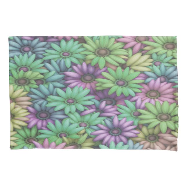 Daisy Happy #4113 - Pillowcase Kissenbezug (Vorderseite-Links)