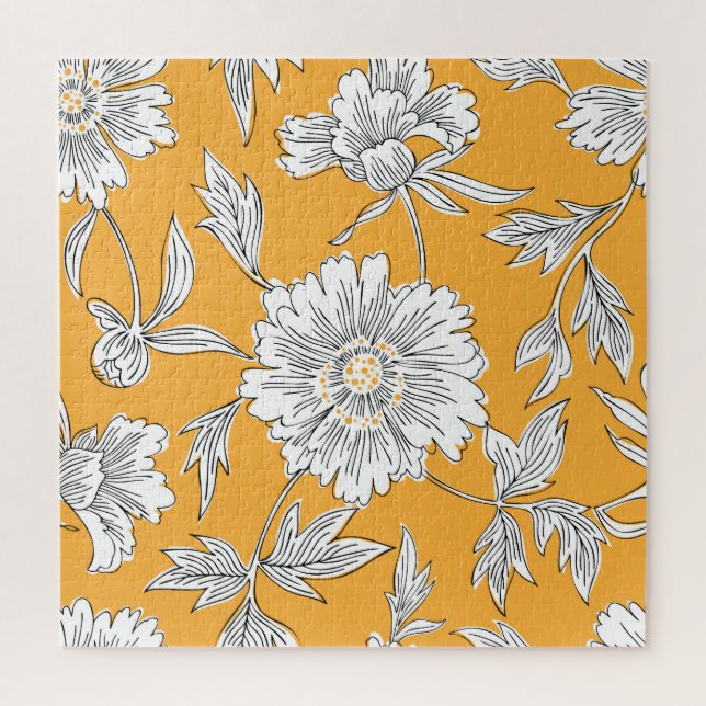 Daisy Heads: Summer Floral Line. (Vertikal)