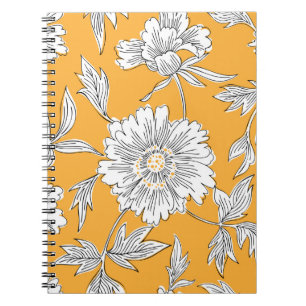 Daisy Heads: Summer Floral Line. Notizblock