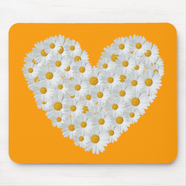 Daisy Heart Mousepad (Vorne)