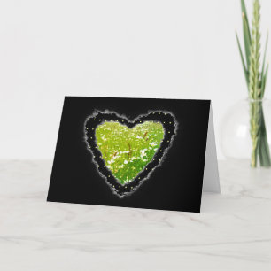 Daisy Heart Romance Valentine Liebe Card Feiertagskarte