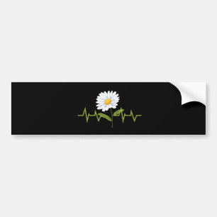 Daisy Heartbeat Autoaufkleber