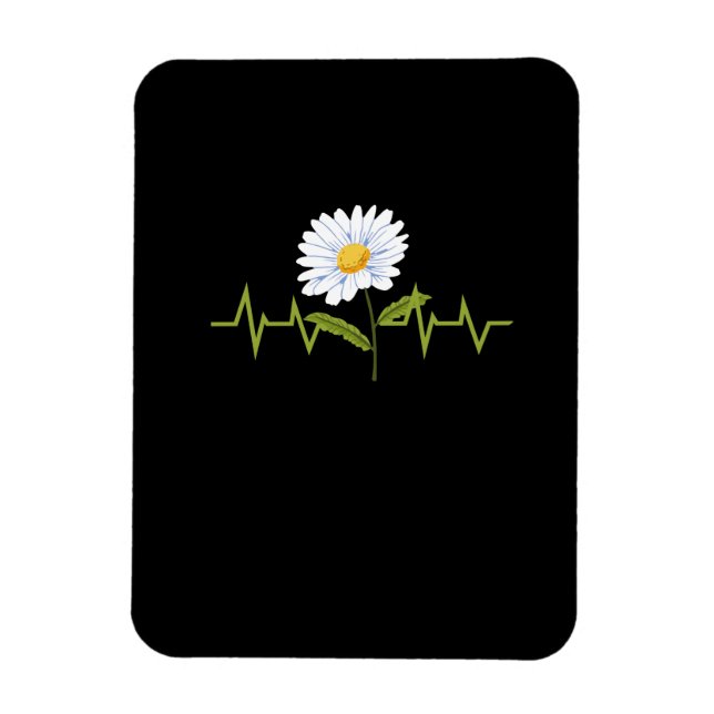Daisy Heartbeat Magnet (Vertikal)