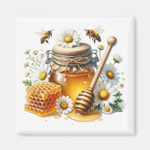 Daisy Honey Magnet