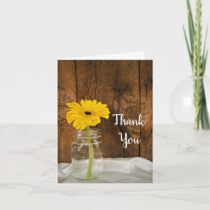 Daisy in Mason Jar Country Bridesmaid Merci