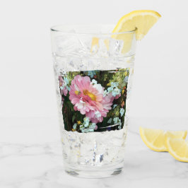 Daisy in Pink Glas
